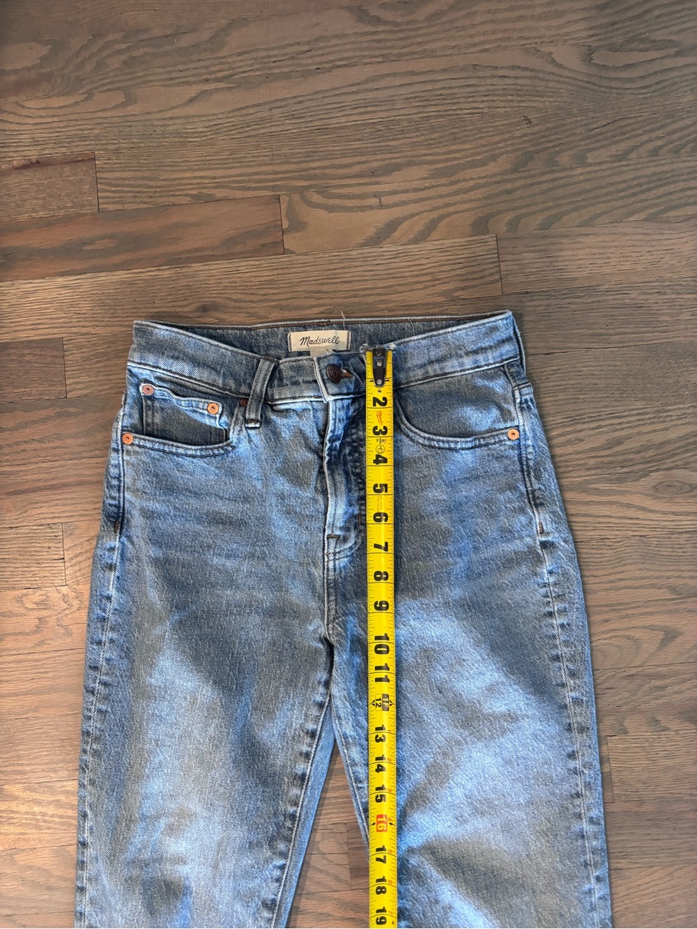 Madewell Perfect Vintage Crop Jean Light Blue Wash 26p - Picture 7 of 8